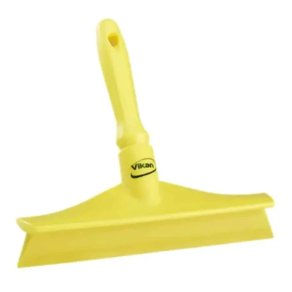 Remco Vikan Single Blade Ultra Hygiene Bench Squeegee 10" Yellow
