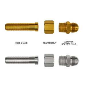 Strahman 3 Piece End Unit Assembly 5/8" Bronze