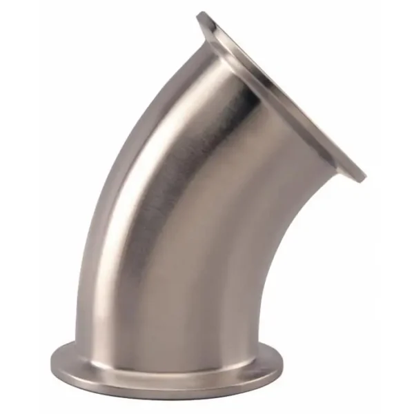 3A Fittings Elbow 45 Degree Tri-Clamp 3" 316L PL