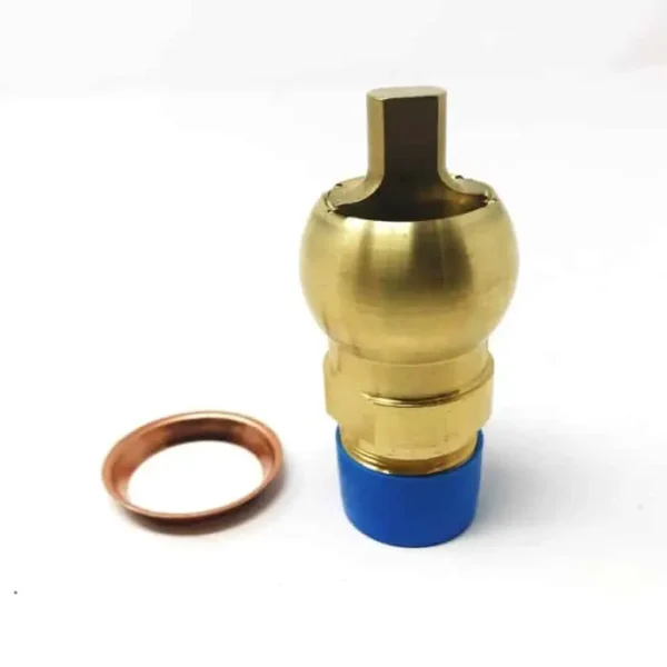 Strahman Ball Check Valve Brass Complete W/ Gasket