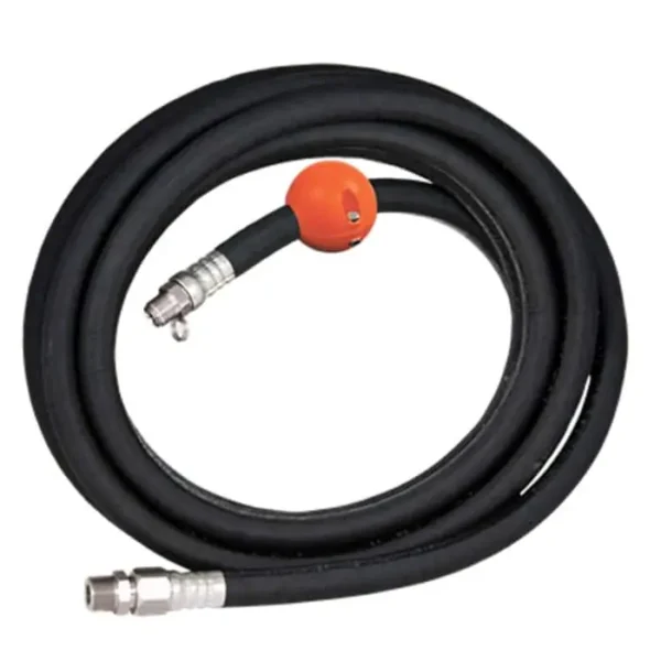 Strahman 75' X 5/8" RS-X Black Wrap Hose Assembly No Nozzle/Spring