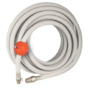 Strahman 25' X 5/8" RS-X White Wrap Hose Assembly No Nozzle/Spring