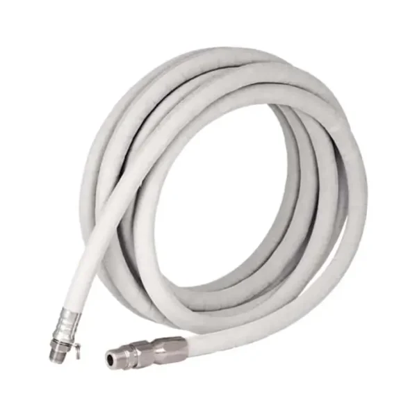 Strahman 25' X 5/8" S-X White Premium Hose Assy W/ Int Sprg No Nozzle