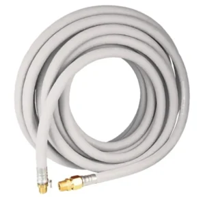 Strahman 25' X 5/8" A-X White Premium Hose Assembly No Nozzle/Spring