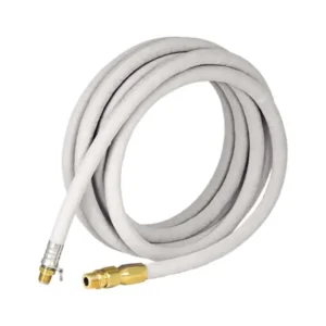 Strahman 25' X 5/8" A-X Wht Premium Hose Assy W/ Int Sprng No Nozzle