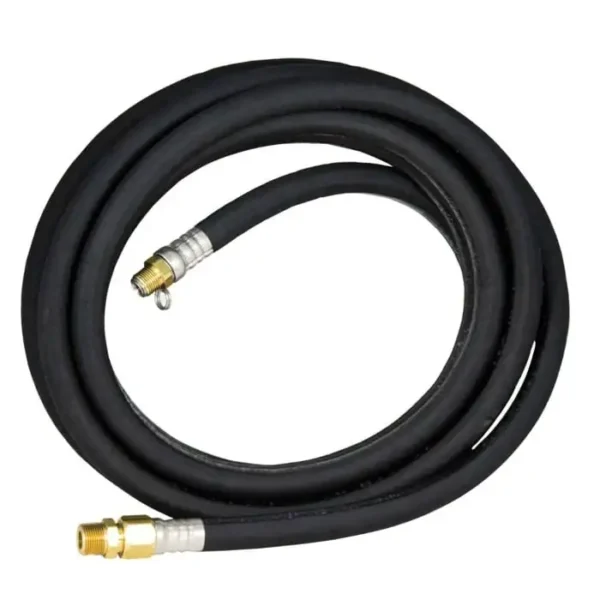 Strahman 50 FT X 5/8 IN A-X Blk Prem Hose Assy W/ Int Sprng No Nozzle
