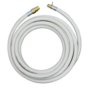 Strahman 50' X 5/8" A-X Wht Premium Hose Assy W/ Int Sprng No Nozzle