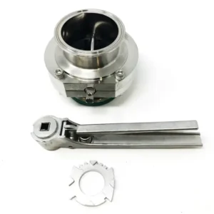 Alfa Laval Valve Butterfly 3" Tri-Clamp EPDM 316L MP Handle