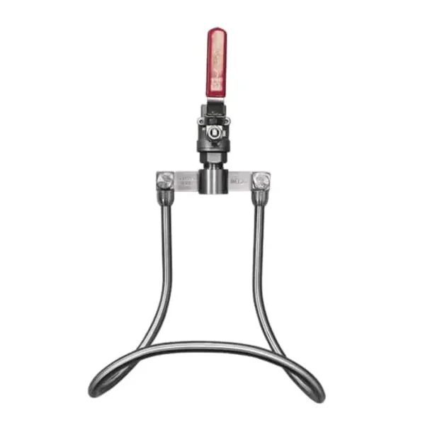 Strahman M-120 Single Valve Wall Mounted Hose Station Red Handle