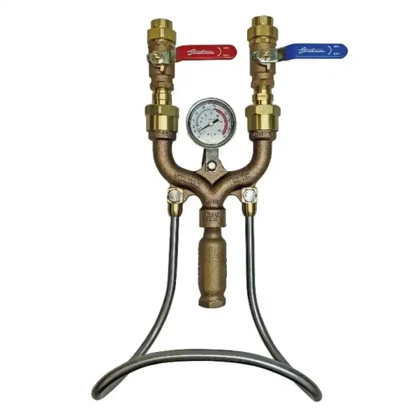Strahman M-159TG Ball Valve Mounted Hot & Cold Water Mixing Station
