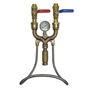 Strahman M-159TG Globe Valve Mounted Hot & Cold Water Mixing Station
