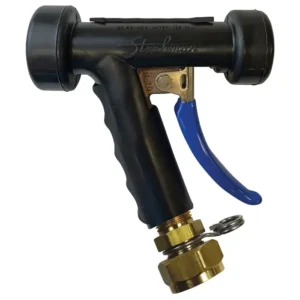 Strahman M-70 Series Blk Nozzle HD Cover W/ 3/4" Hose Thrd Swvl Adptr