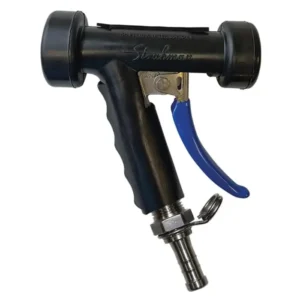 Strahman S-70 Series Black Nozzle HD Cover 5/8" Swvl Hose Barb Adptr