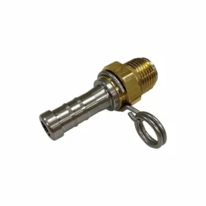 Strahman Swivel Adapter 5/8" Barbed Nozzle Bronze