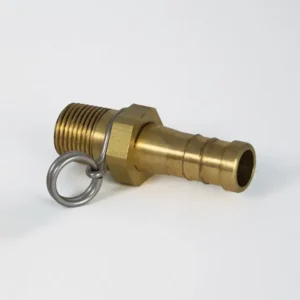 Strahman Rigid Adapter, 5/8" ID Barb Hose, Bronze, For M-70, S-70, S-80, and F-90