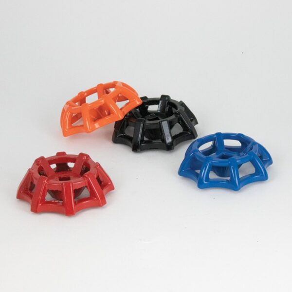 Strahman Orange Handwheel, SST305 Stainless Steel