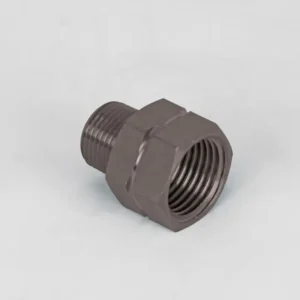 Strahman Rigid Adapter for Mini Nozzles, Stainless Steel, 3/8" NPT  x 3/8" Male NPT