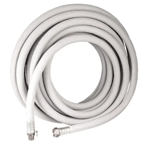 Strahman ES-X Prem Wrap, White, 25', Stainless 5/8" ID & 3/4" Female GHT, Adapter