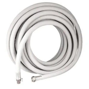 Strahman ES-X Prem Wrap, White, 100', Stainless 5/8" ID & 3/4" Female GHT, Adapter