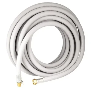 Strahman E-X Prem Wrap, White, 25', Bronze 5/8" ID & 3/4" Female GHT, Adapter