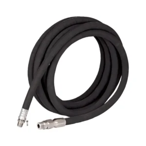 Strahman S-X Prem Wrap, Black, 75', Stainless 5/8" ID & 3/4" Male NPT, Adapter, Internal Springs