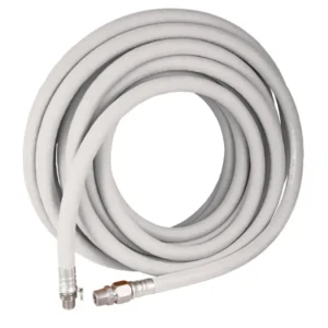 Strahman S-X Prem Wrap, White, 75', Stainless 5/8" ID & 3/4" Male NPT, Adapter