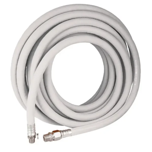 Strahman S-X Prem Wrap, White, 75', Stainless 5/8" ID & 3/4" Male NPT, Adapter