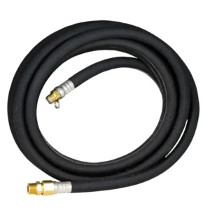 Strahman A-X Prem Wrap, Black, 100', Bronze 5/8" ID & 3/4" Male NPT, Adapter