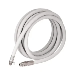 Strahman S-X Prem Wrap, White, 100', Stainless 5/8" ID & 3/4" Male NPT, Adapter, Internal Springs