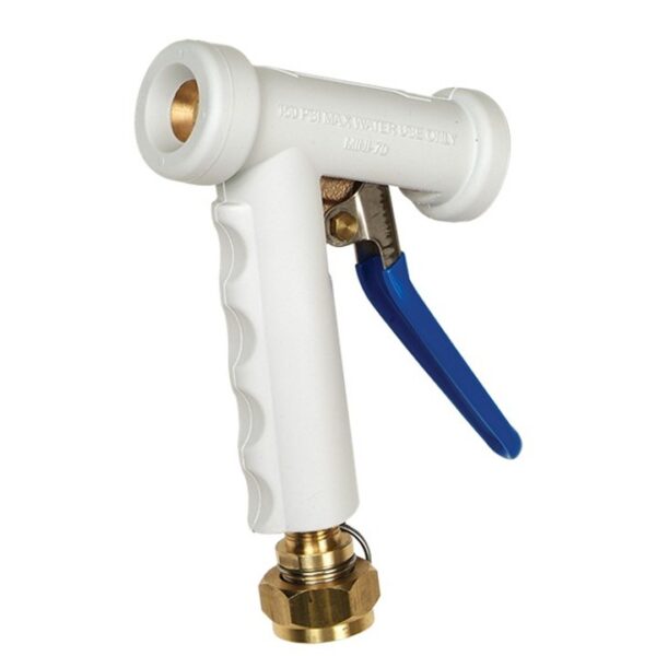 Strahman Mini M-75 Nozzle, Bronze, White, 3/4" Mini Female GHT 360º Swivel Adapter