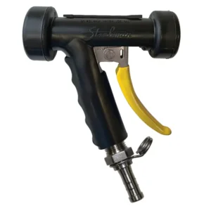Strahman S-80 Solid Spray, Stainless, Black, 3/4" 360º Swivel Adapter