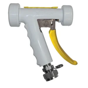 Strahman S-85 Solid Spray, Stainless, White, 3/4" Female GHT 360º Swivel Adapter